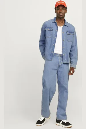 JACK & JONES Blå posede jeans