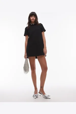 & OTHER STORIES Minikjole med udsmykket halsudskæring i tweed