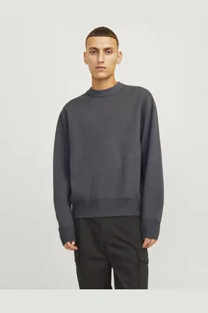 JACK & JONES Jerngrå strikket trøje