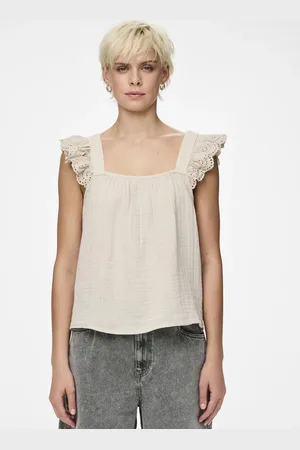Pieces® Og ærmeløs top