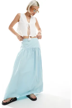 ASOS Maxinederdel med sænket talje