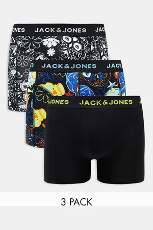 JACK & JONES Pakke med 3 par boksershorts med kranieprint
