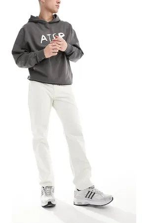 JACK & JONES Chris - Ecrufarvede jeans med lige ben-Neutral