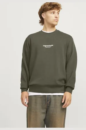 JACK & JONES Olivengrøn sweatshirt