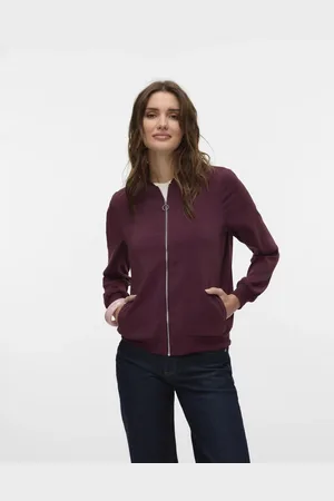 VERO MODA Vinrød bomber-jakke