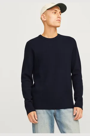 JACK & JONES Perfect - trøje i strik-Marineblå