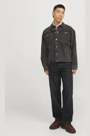 JACK & JONES Sorte jeans i afslappet pasform