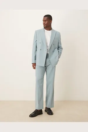 ASOS Habitbukser med lige ben og krøllet tekstur