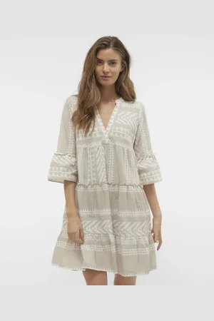 VERO MODA Sølvfarvet kjole