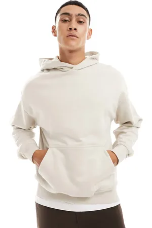 JACK & JONES Oversized hættetrøje i beige-Neutral