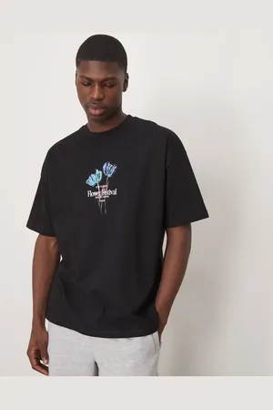ASOS Oversized og T-shirt med grafisk blomsterprint