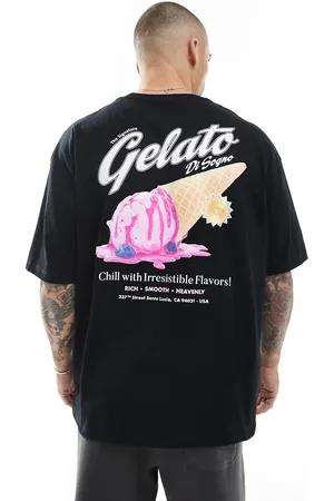 ASOS Oversized T-shirt med grafisk sommerprint