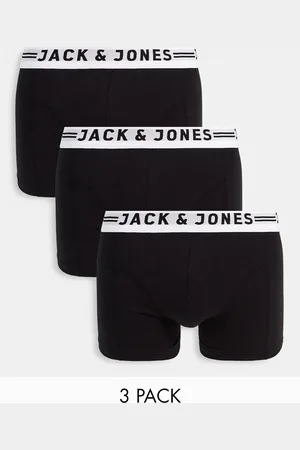 JACK & JONES Sorte underbukser fra 3-pak