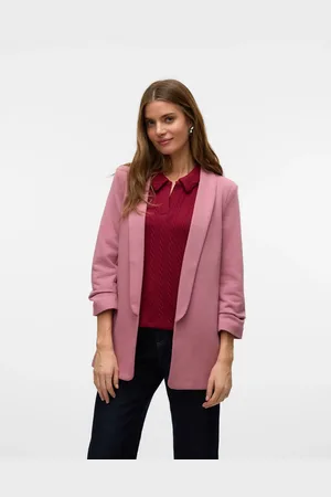 VERO MODA Rosa blazer-Lyserød