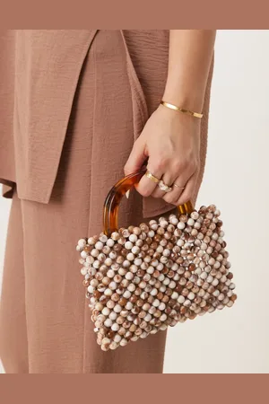 ASOS Perle-håndtaske med hank i resin