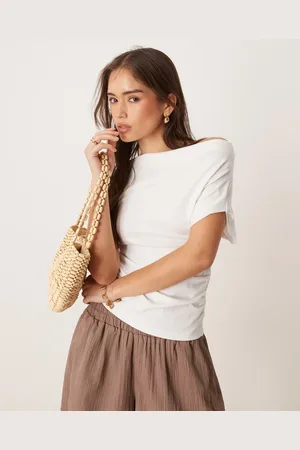 MANGO Offshoulder-top med bred halsudskæring