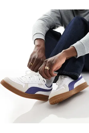 PUMA Indoor - Hvide/blå sneakers