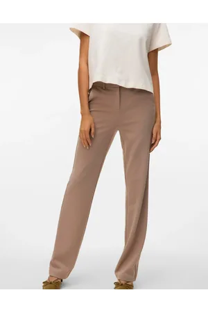 VERO MODA Brune bukser-Grå