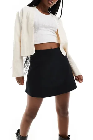 ASOS Superblød flagrende mininederdel