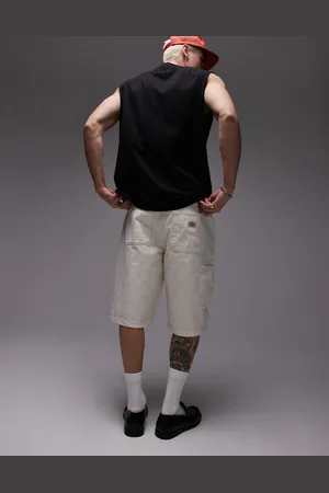 Dickies Madison - Løstsiddende og råhvide denimshorts