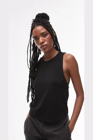Topshop Blød tanktop i løstsiddende pasform