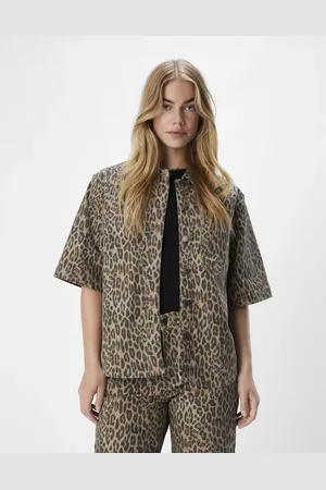 Object Skjorte med leopardprint