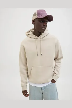 JACK & JONES Gråbeige hættetrøje
