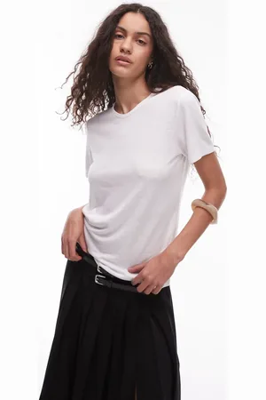 ARKET Afslappet T-shirt i hørblanding