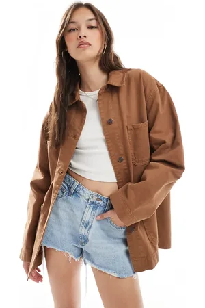 ASOS Lysebrun denimjakke
