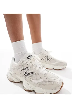 New Balance 9060 - sneakers med detalje med leopardprint - Kun hos ASOS-Neutral