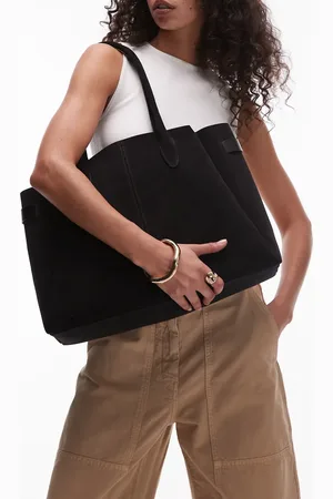 & OTHER STORIES Stor skuldertaske i ruskind i shopper-stil