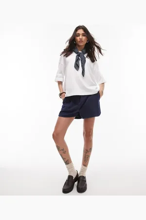Topshop Joggingshorts med pintucks