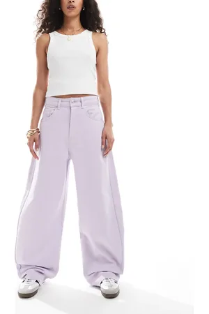 ASOS Højtaljede jeans med barrel-ben
