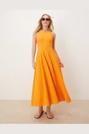 ASOS Midikjole med sømdetaljer