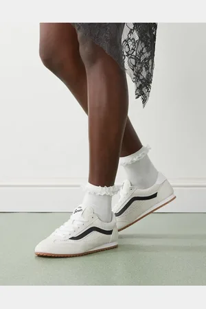 Vans Super Lowpro Terrace - Råhvide sneakers i ruskind