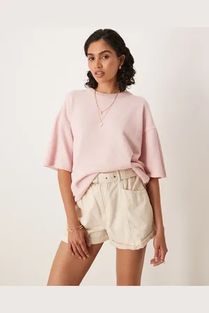 ASOS Strikket afslappet T-shirt med nistret tekstur