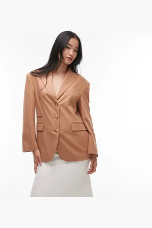 ASOS Kamelbrun oversized blazer - Del af sæt