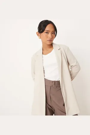 JDY Cremefarvet blazer-Hvid