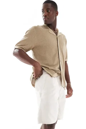 JACK & JONES Lyse beige chinoshorts med løbesnor-Neutral