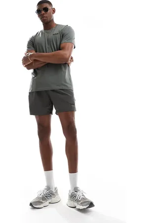 Emporio Armani Kakigrønne badeshorts med logo - Del af sæt