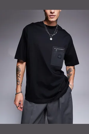 Armani Exchange T-shirt med lynlåslomme