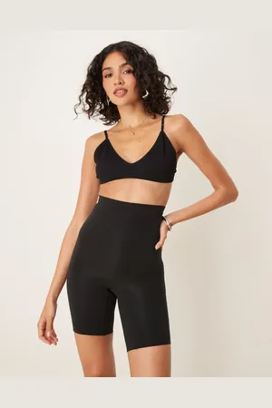 Spanx Seamless Power - Højtaljede sorte shorts