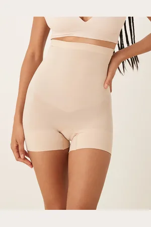 Spanx Seamless Power - Højtaljede shorts i lys beige-Neutral