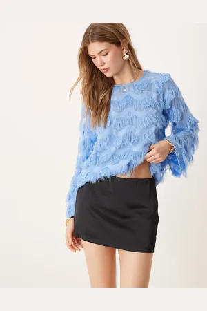 Abercrombie & Fitch Mini-skort med mellemhøj talje og højglans