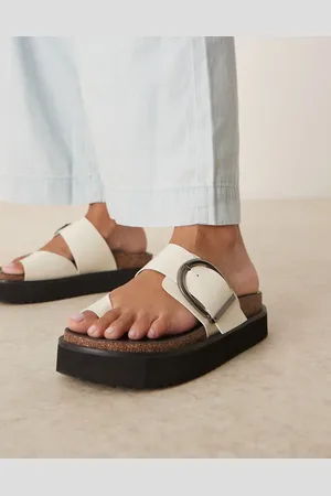 ASOS Fresh - Råhvide chunky mules med formstøbt indersål