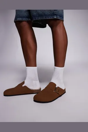 ASOS Brune mule-sandaler med korksål