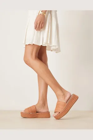 ASOS Jordyn - mule-sandaler med flatform-sål i espadrillestil