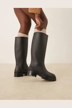 ASOS Ginny - Sorte gummistøvler