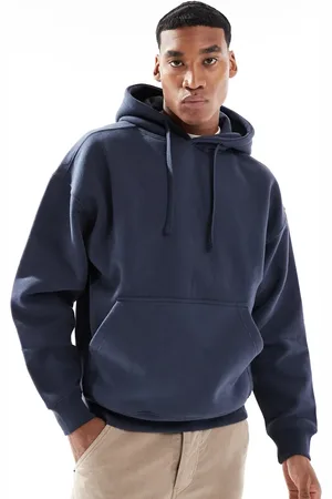 Pull&Bear Nabyblå hættetrøje fra
