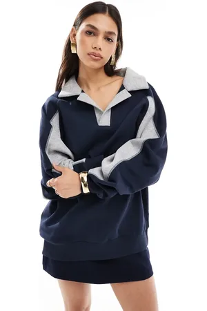ASOS Og grå rugby-sweatshirt